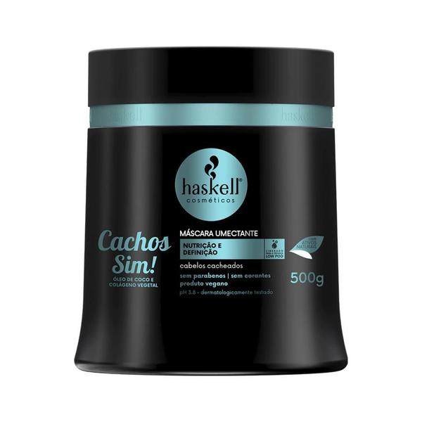 Imagem de Kit Haskell Cachos Sim Shampoo, Cond. E Máscara (500Ml/G)