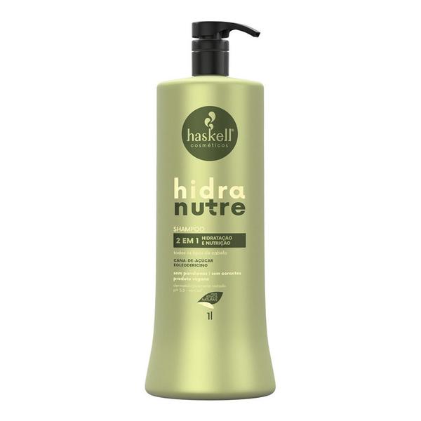 Kit Haskell Hidranutre Shampoo e Condicionador 1L Imagem de Kit Haskell Hidranutre Shampoo e Condicionador 1L