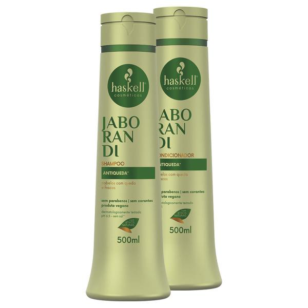 Imagem de Kit Haskell Jaborandi Shampoo Condicionador 500ml