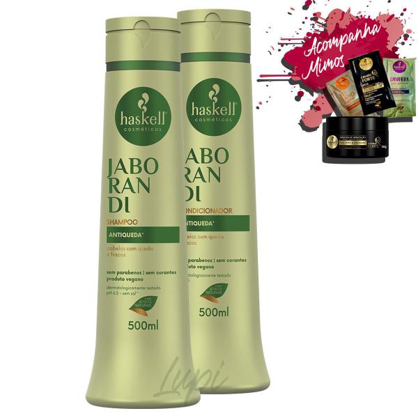 Imagem de Kit Haskell Jaborandi Shampoo Condicionador 500ml