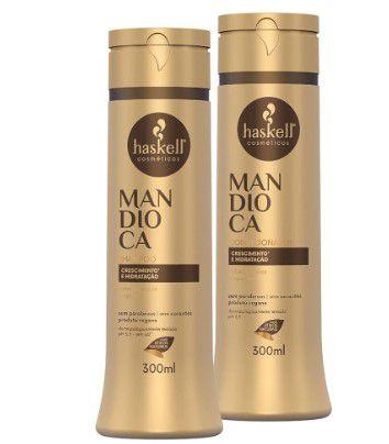 Imagem de Kit Haskell Mandioca Shampoo Condicionador 300g