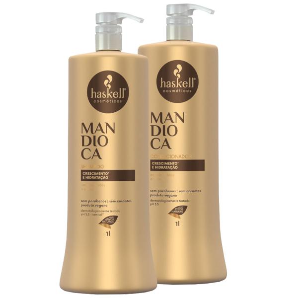 Imagem de Kit Haskell Mandioca Shampoo E Condicionador 1L