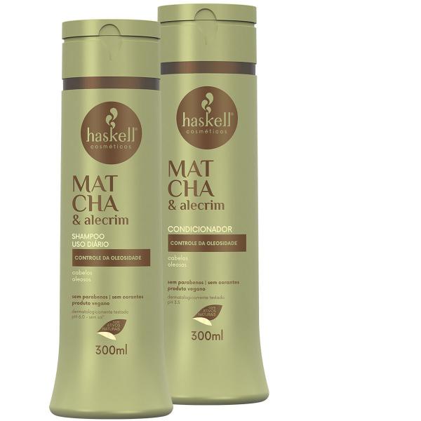 Imagem de Kit Haskell Matcha e Alecrim Shampoo Condicionador 300ml