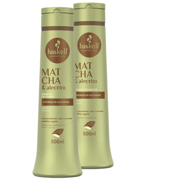 Imagem de Kit Haskell Matcha e Alecrim Shampoo Condicionador 500ml