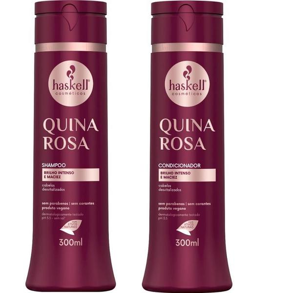 Imagem de Kit Haskell Quina Rosa Shampoo 300ML  + 1 Condicionador 300ML