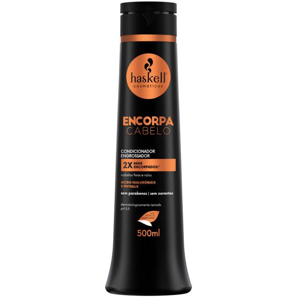 Imagem de Kit Haskell Shampoo Condicionador Encorpa 500ml