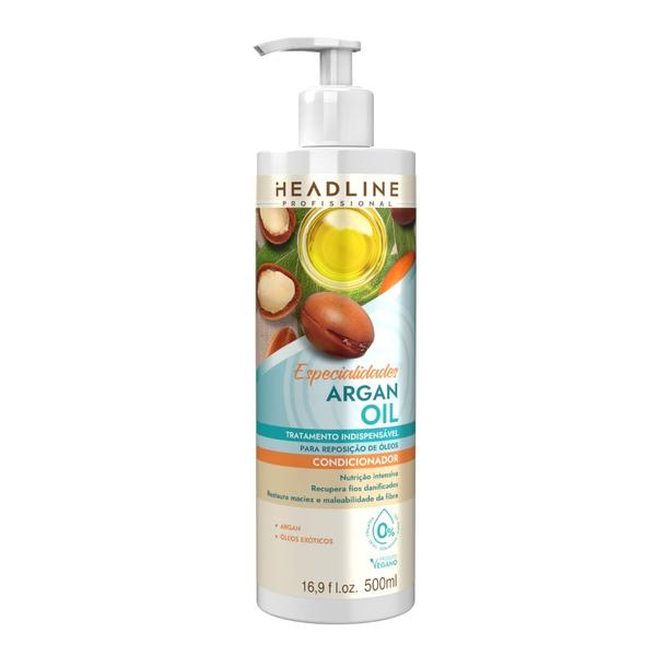 Imagem de Kit Headline Argan Oil Shampoo E Condicionador 500ml