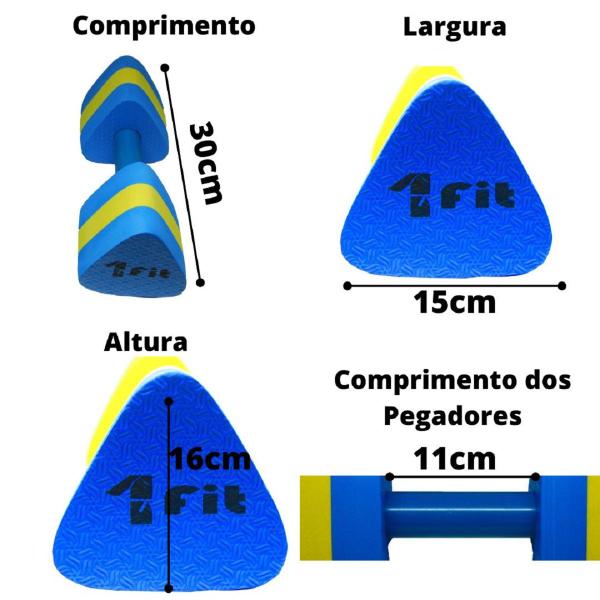 Imagem de Kit Hidro Par de Halter Hidro G + Poliboia