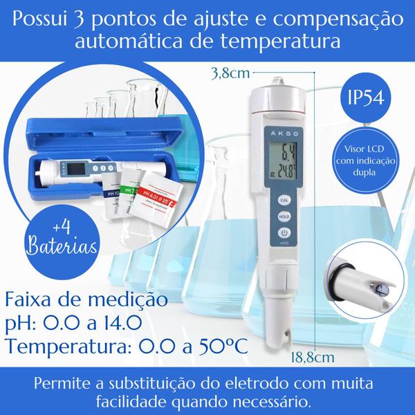 Imagem de Kit Hidroponia Completo - Medidor De Ph Phmetro Digital + Condutivimetro + Soluções