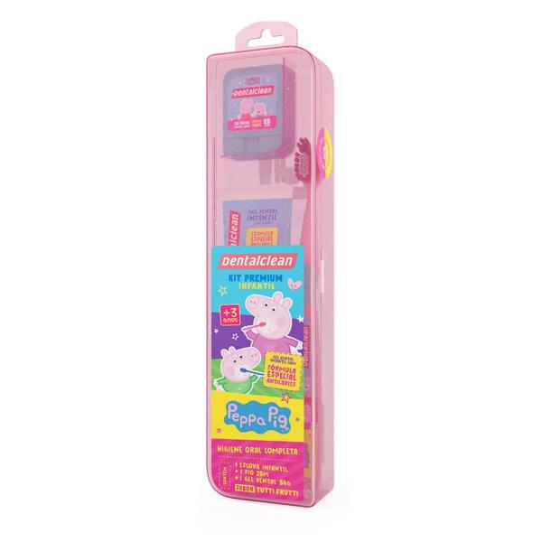 Imagem de Kit Higiene Bucal Infantil Peppa Pig Dentalclean