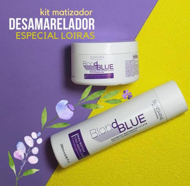 Imagem de Kit Home Care Loiras Blond Blue Mascara+Shampoo Sunshine