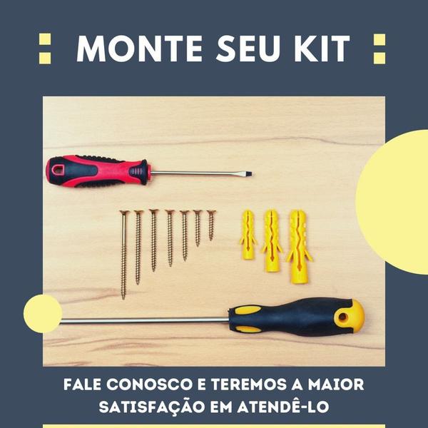 Imagem de Kit Home Top 600 Peças Parafusos E Buchas (5, 6, 8) E Caixa