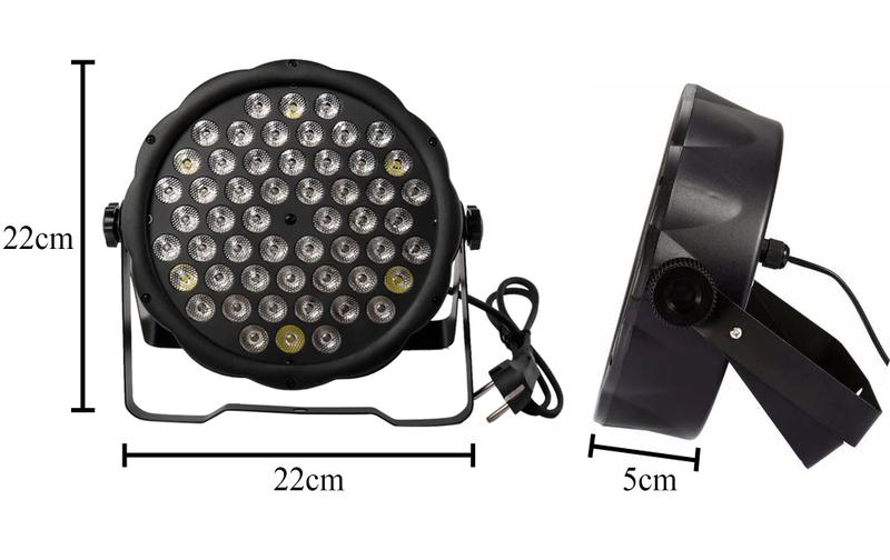 Imagem de Kit Iluminação Festa Dj Som Led Luz Projetor Holográfico efeito RGB Canhão DMX Sensor Rítmico Maquina de Fumaça 2000w 3L