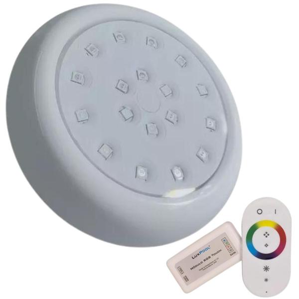 Imagem de Kit Iluminação para piscina led rgb 18w rosca + controlador modulo