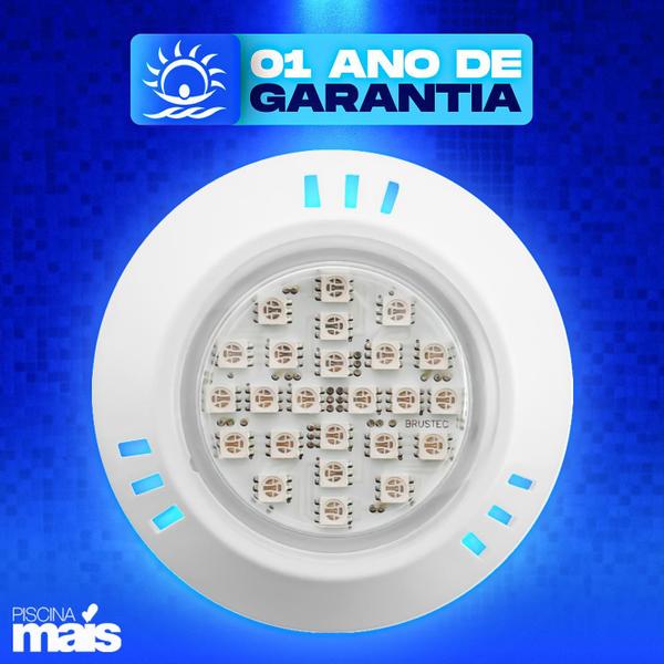 Imagem de Kit Iluminação Piscina 02 LED 5w RGB ABS + Fonte e Central