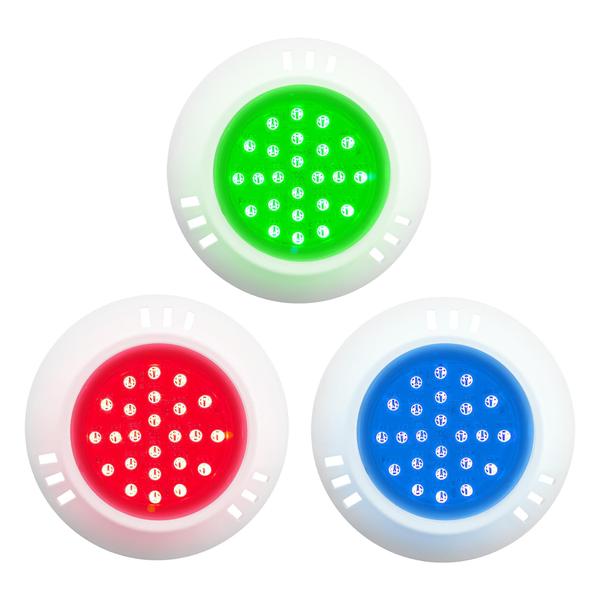 Imagem de Kit Iluminação Piscina 13 LED 5w RGB + 2 Fonte + 2 Central