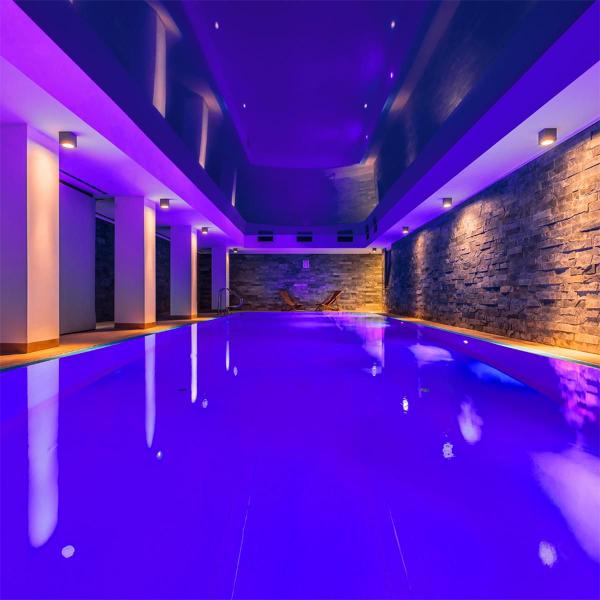 Imagem de Kit Iluminação Piscina 4 Superleds + Módulo Rgb Com Fonte