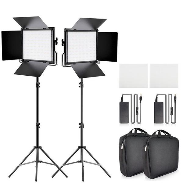 Imagem de Kit Iluminador Led Painel Luz Estúdio Fotográfico - L4500K