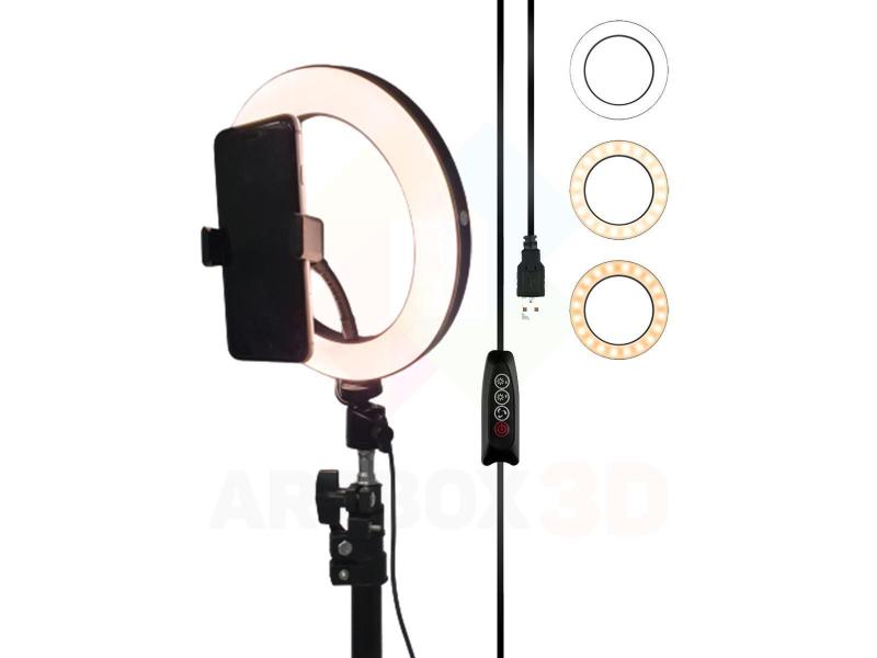 Imagem de Kit Iluminador Led Ring Light Tripe