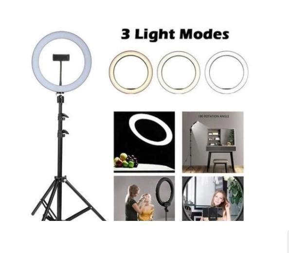 Imagem de Kit Iluminador Ring Light 10 Polegadas Com Tripé Youtuber