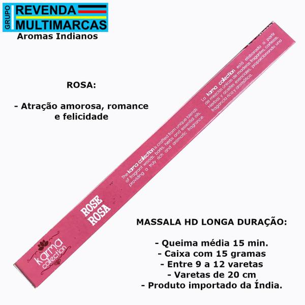 Imagem de Kit Incenso Karma Collection Canela, Rosa e Sândalo