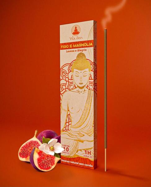 Kit incenso natural vila zen sem carvão - 10 aromas Imagem de Kit incenso natural vila zen sem carvão - 10 aromas