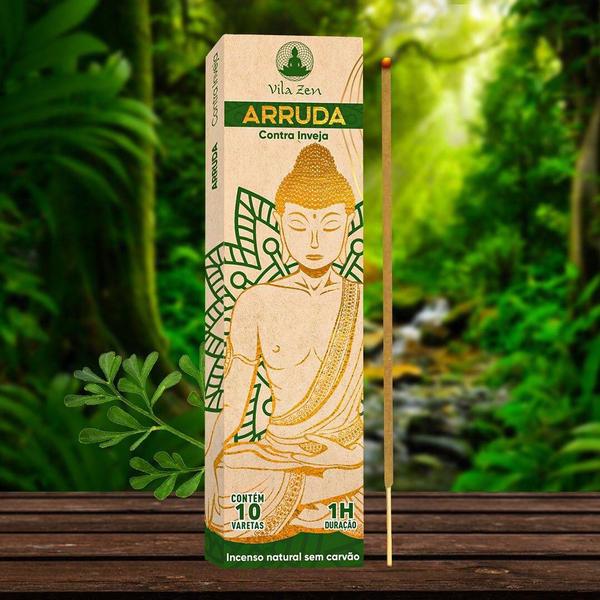 Kit incenso natural vila zen sem carvão - 10 aromas Imagem de Kit incenso natural vila zen sem carvão - 10 aromas