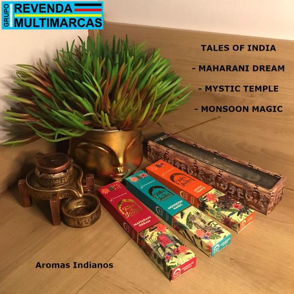 Imagem de Kit Incenso Tales of India Maharani Dream, Mystic Temple e Monsoon Magic