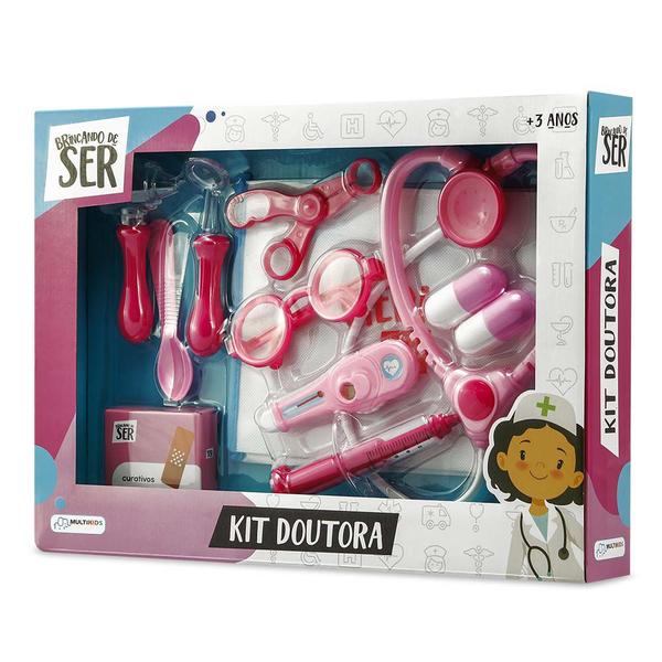 Imagem de Kit Infantil - Brincando de Ser - Doutora com Acessórios - Multikids 