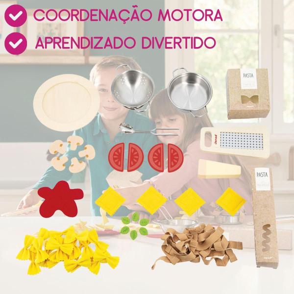 Imagem de Kit Infantil Comidinha Mini Chef Italiano Brinquedo Criativo