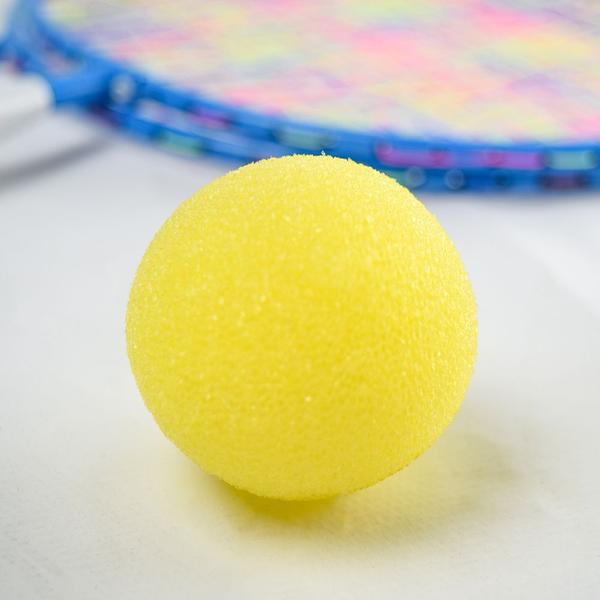 Imagem de Kit infantil de badminton e bola de iniciação borracha Tam12