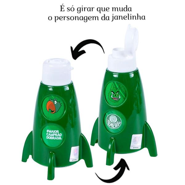 Kit Infantil do Palmeiras com Garrafa Foguete Caneca Divertida e Copo Oficial - Plasútil Imagem de Kit Infantil do Palmeiras com Garrafa Foguete Caneca Divertida e Copo Oficial