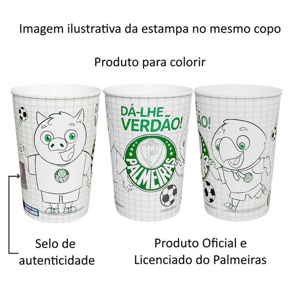 Kit Infantil do Palmeiras com Garrafa Foguete Caneca Divertida e Copo Oficial - Plasútil Imagem de Kit Infantil do Palmeiras com Garrafa Foguete Caneca Divertida e Copo Oficial