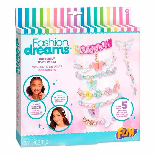 Imagem de Kit Infantil - Fashion Dreams - Joias Borboleta - Fun Divirta-se