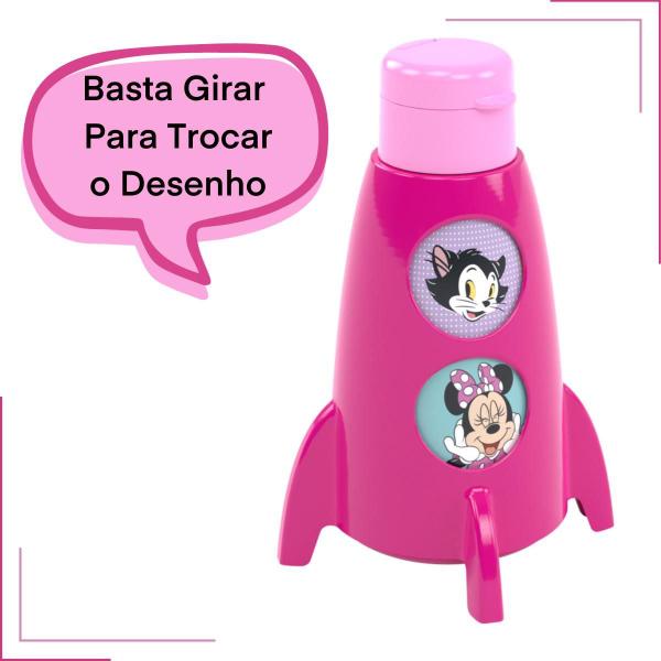 Imagem de Kit Infantil Garrafa Foguete e Sanduicheira Hora do Lanche