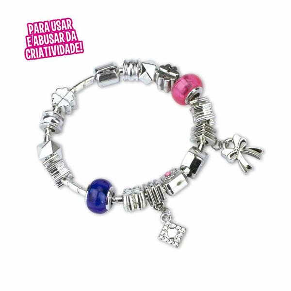 Kit Infantil - Glamour Beads - Pulseira com Pingentes - Toyng Imagem de Kit Infantil - Glamour Beads - Pulseira com Pingentes - Toyng