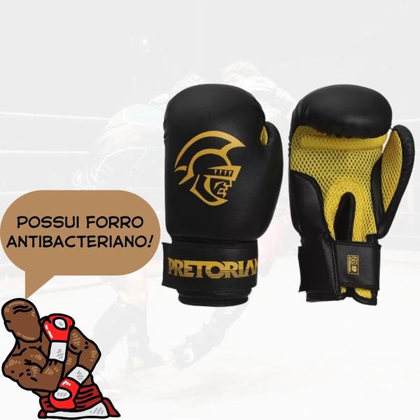 Imagem de Kit Infantil Luva de Box + Saco de Pancada Luta Muay Thai