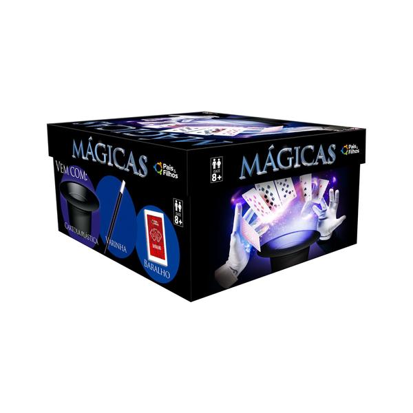 Imagem de Kit infantil magica c/ 30 truques cartola e acessórios top line - pais e filhos