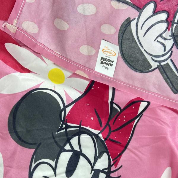 Imagem de Kit Infantil Minnie Mouse Menina Rosa Edredom + Jogo De Cama 3 Peças Lepper