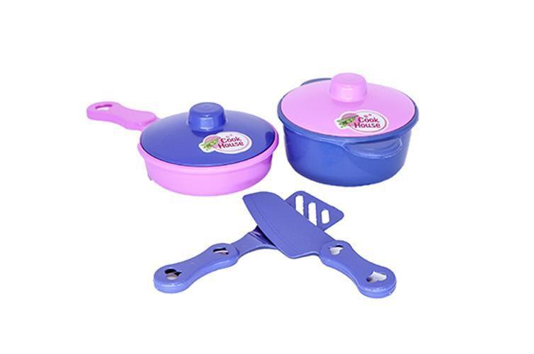 Kit Infantil Prato Copo Talher Mercado Cafeteira Panela 57P - Zuca Toys Imagem de Kit Infantil Prato Copo Talher Mercado Cafeteira Panela 57P