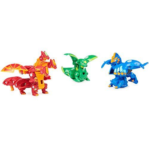 Imagem de Kit Inicial de Bakugan 3 Unidades Nillious Ultra e Colecionáveis Geogan Rising