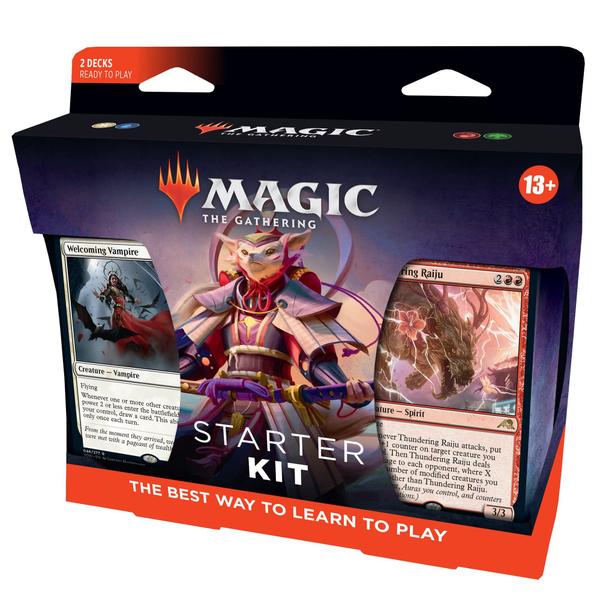 Imagem de Kit inicial Magic The Gathering 2022 com 2 decks +5 raros