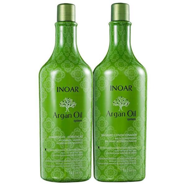 Imagem de Kit Inoar Argan Oil - Shampoo + Condicionador 1000ml