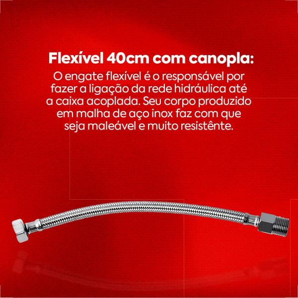 Imagem de Kit instalacao incepa para bacia c/ caixa acoplada fixacao vertical