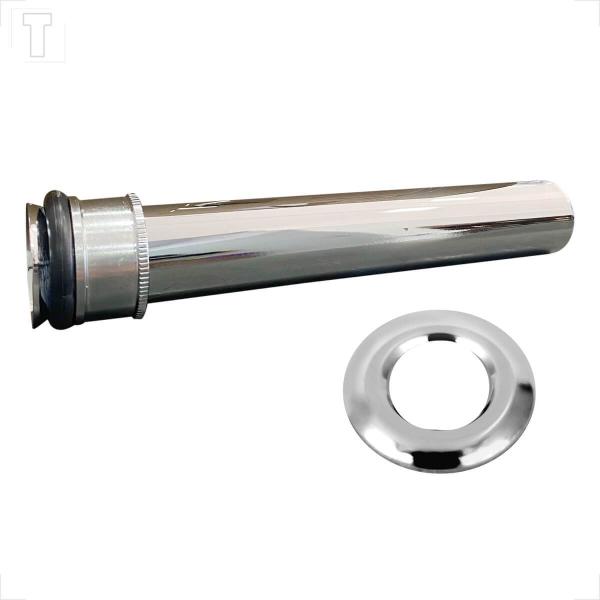 Imagem de Kit instalacao kimetais tubo ajustavel p/vaso com fixacao lateral