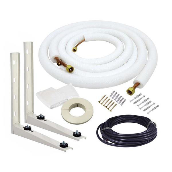Kit Instalação Para Ar Condicionado Split 7.000 a 9.000 BTUs 3 metros - Frioshopping Imagem de Kit Instalação Para Ar Condicionado Split 7.000 a 9.000 BTUs 3 metros