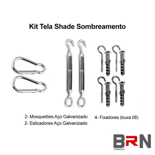 Imagem de Kit Instalação Para Telas Toldos de Sombreamento