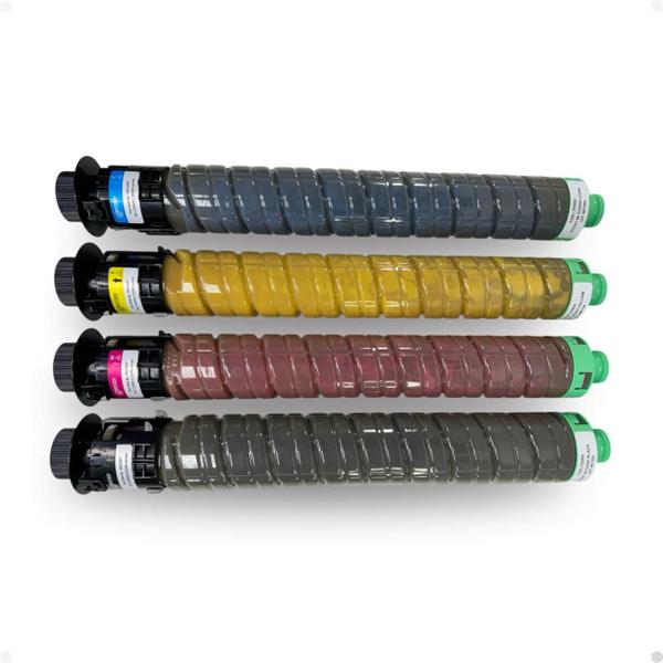 Kit Intercopy Toner Compatível Ricoh IMC2000 2500 BK M Y C Imagem de Kit Intercopy Toner Compatível Ricoh IMC2000 2500 BK M Y C