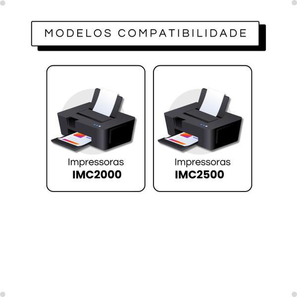 Kit Intercopy Toner Compatível Ricoh IMC2000 2500 BK M Y C Imagem de Kit Intercopy Toner Compatível Ricoh IMC2000 2500 BK M Y C