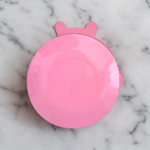 Kit Introdução Alimentar para bebês, prato e tigela de silicone com ventosa e orelhinhas (COR ROSA) - Pietra Bella Imagem de Kit Introdução Alimentar para bebês, prato e tigela de silicone com ventosa e orelhinhas (COR ROSA)